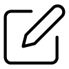 Writing icon for describing your processes